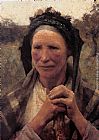 Head of a Peasant Woman by Sir George Clausen